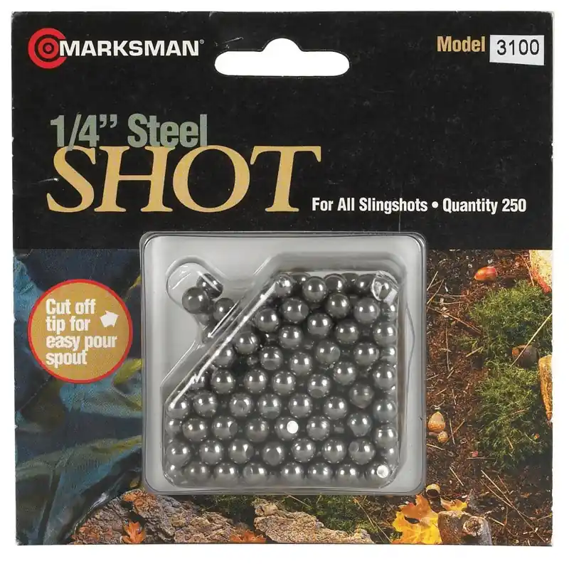 1/4 In. Steel Slingshot Ammunition - Model 3100