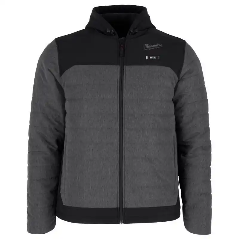 Milwaukee M12 Axis Men‘s Large Gray Cordless Heated Jacket Kit