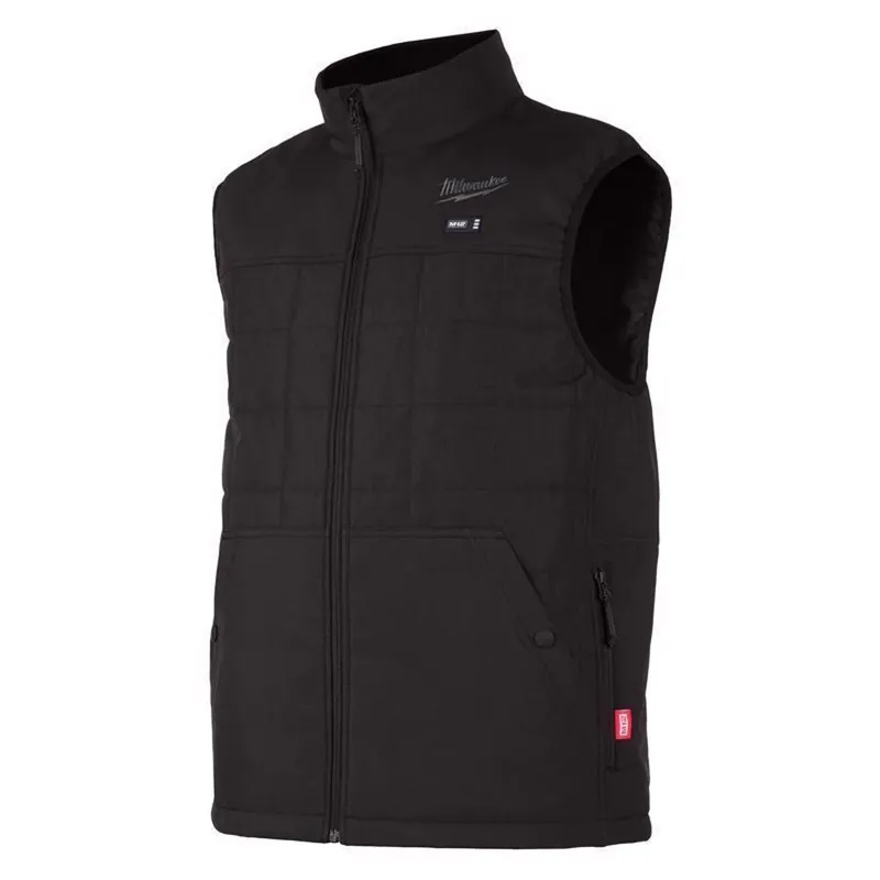 M12 Medium Sleeveless Men‘s Full-zip Heated Vest - Black