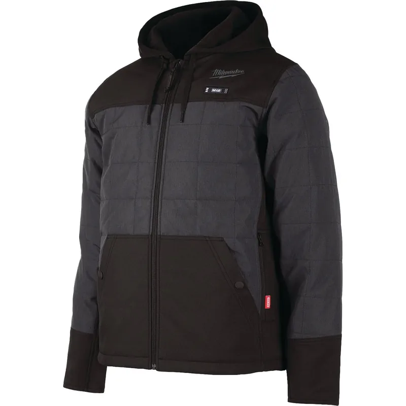 M12 Axis Men‘s Gray Cordless Heated Jacket Kit, Size Large