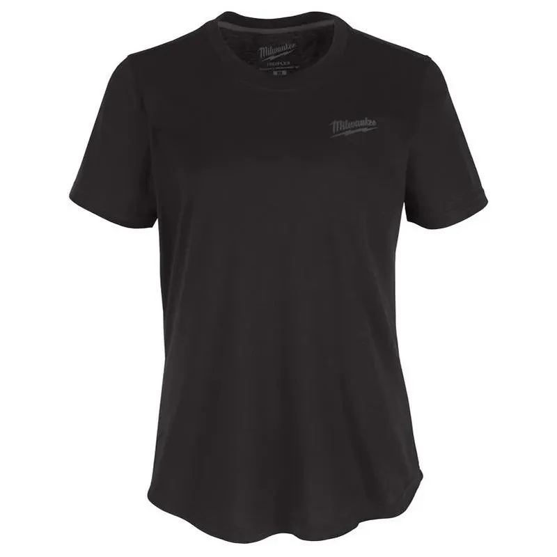 Milwaukee Freeflex Women‘s Black Short‑Sleeve Crew‑Neck Tee – Size S