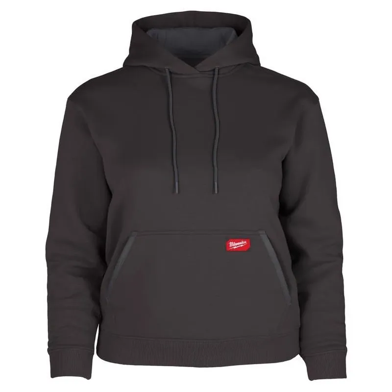 Milwaukee Freeflex Women‘s XL Black Hooded Long‑Sleeve Hoodie – Premium Workwear Comfort