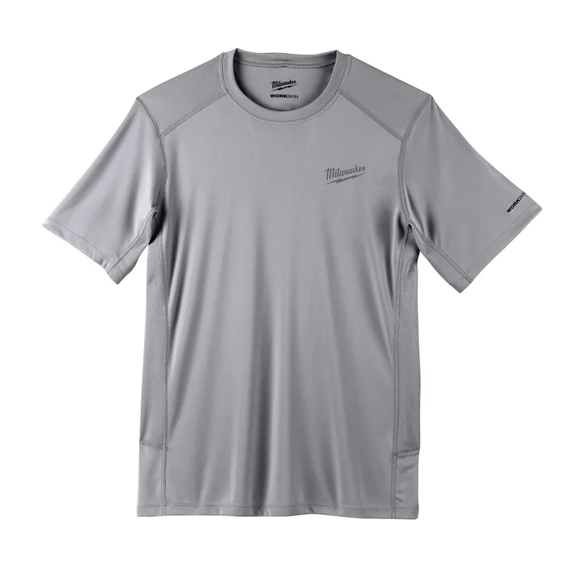 Medium Gray Short Sleeve Men‘s Lightweight Performance Shirt