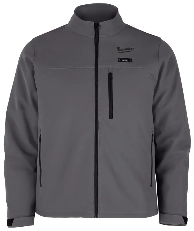 Milwaukee M12 Toughshell Men‘s Gray Heated Jacket Kit, 2xl, Cordless
