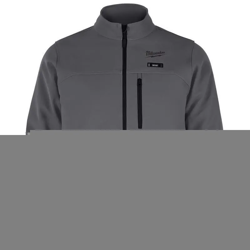 Milwaukee Xl Unisex Heated Jacket With Charger And Power Source Gray