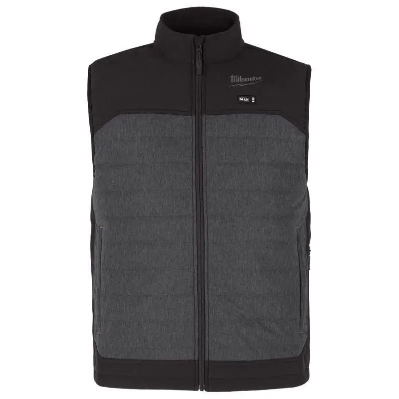 Milwaukee Xxxl Unisex Heated Vest Kit Gray M12 Heat Axis