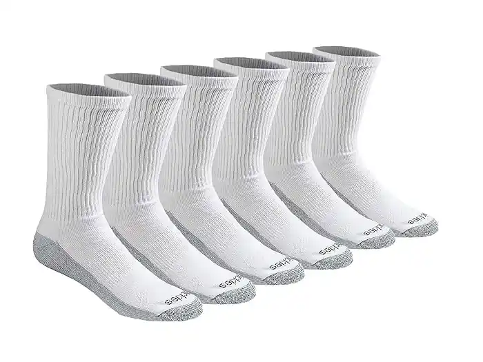 Dickies Dri-Tech Men‘s 6-12 Crew Socks White