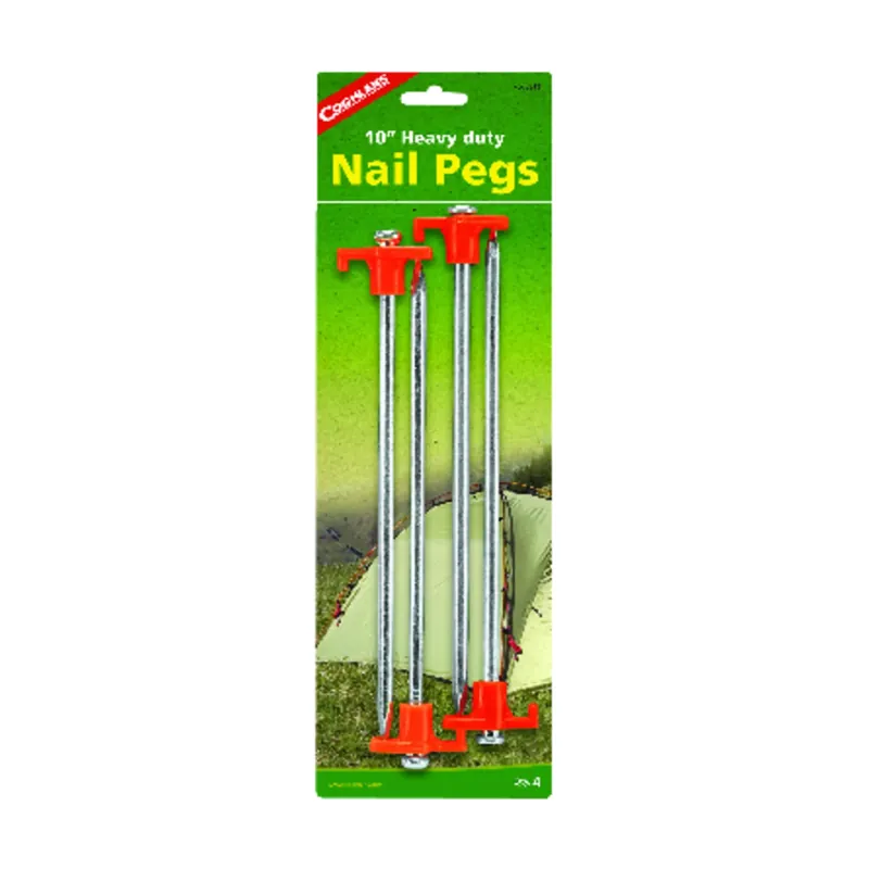 Coghlan‘s Silver Nail Pegs 13.625 In. H X 4.500 In. W X 10 In. L 4 Pk
