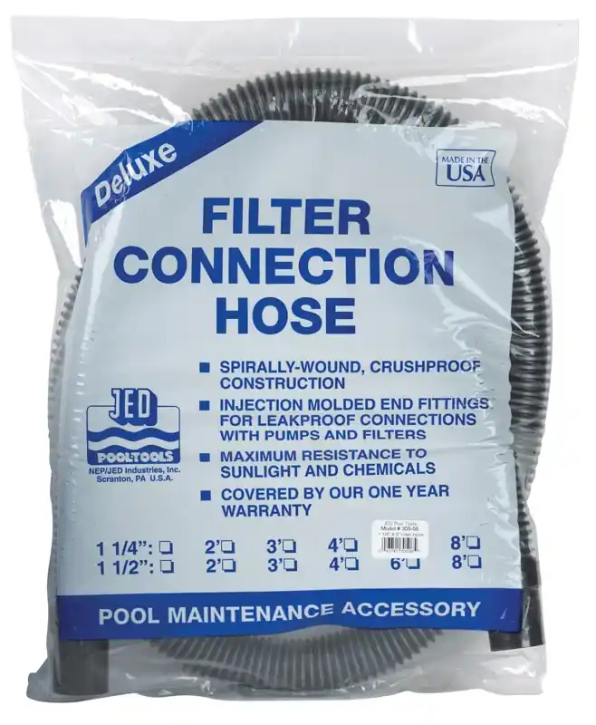 JED Filter Connection Hose 1-1/4 In. H X 72 In. L