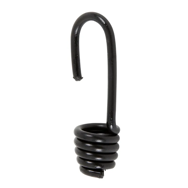 Keeper Black Bungee Cord Hooks 3 In. L X 1/4 To 5/16 In. 4 Pk