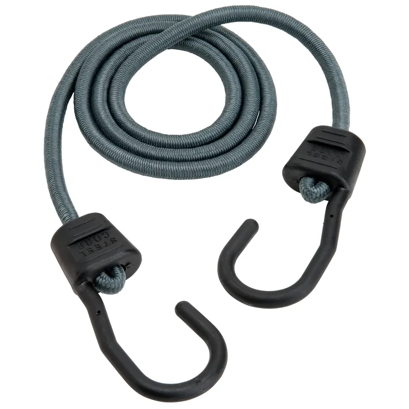 Keeper Gray Bungee Cord 48 In. L X 0.374 In. 1 Pk