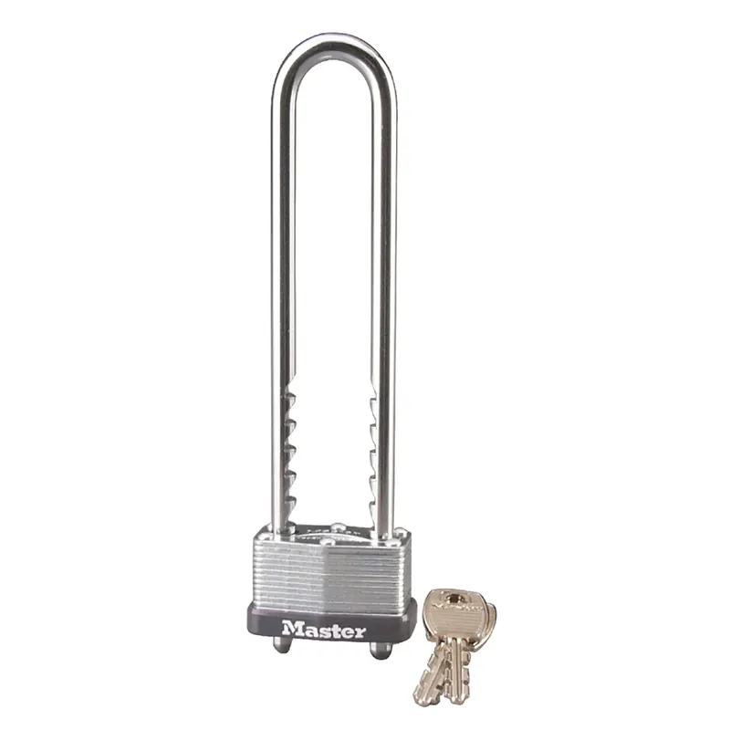 1-3/4 In. Padlock With 5-3/8 In. Long Adjustable Shackle Bike Lock