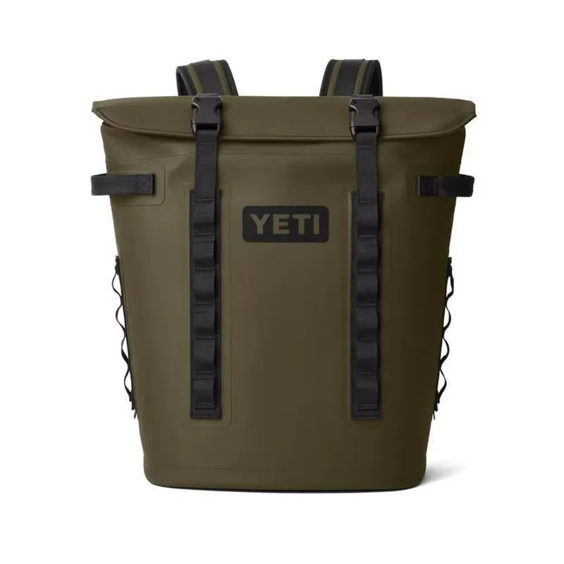 YETI Hopper M20 Olive 36‑Can Insulated Backpack Cooler