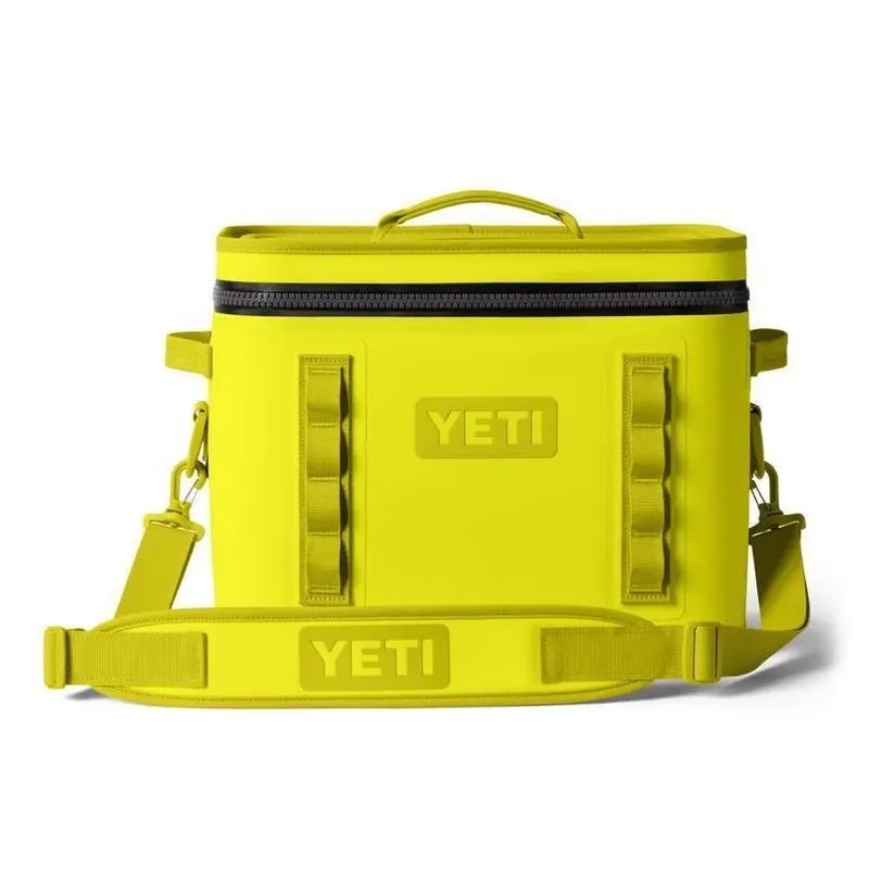YETI Hopper Flip 18 Soft‑Side Cooler – Vibrant Firefly Yellow, 18‑Quart Capacity