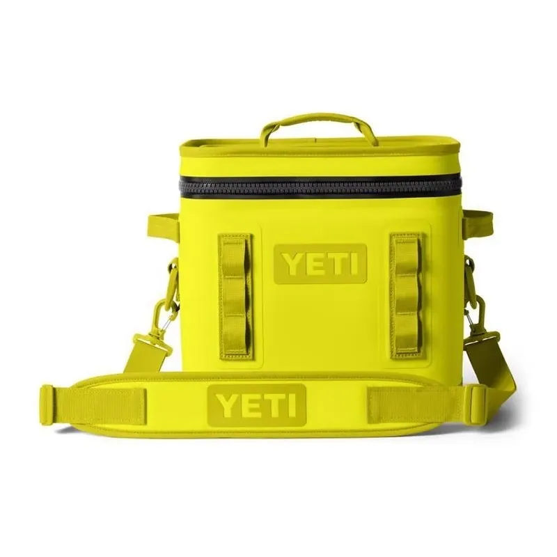 YETI Hopper Flip 12 Soft‑Sided Cooler – Firefly Yellow, 12‑Quart Portable Ice Chest