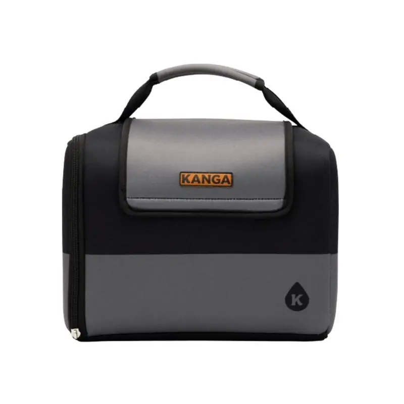 Kase Mate Black/gray Soft Sided Cooler For 12 Cans - Model Km03-st-12-midn