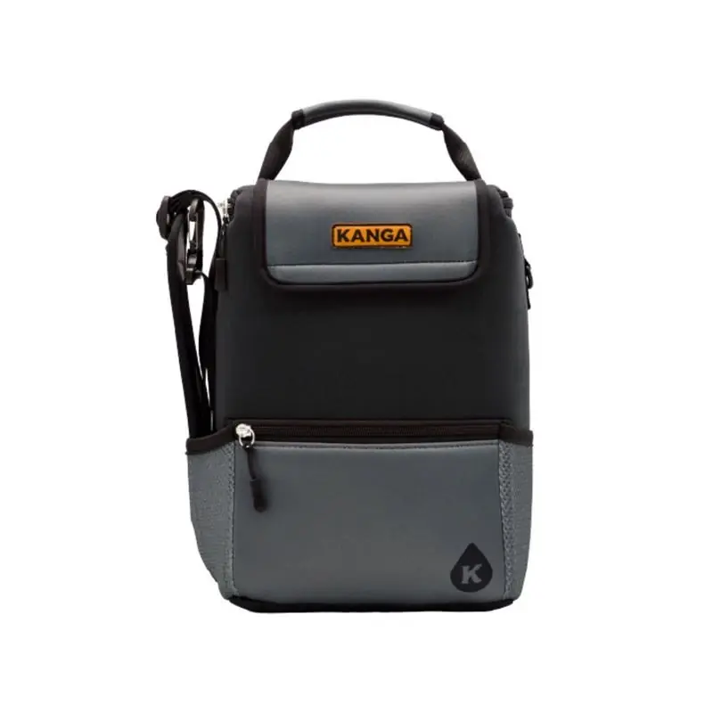 Midnight Black/gray Soft Sided Cooler For 12 Cans - Model P02-st-midn