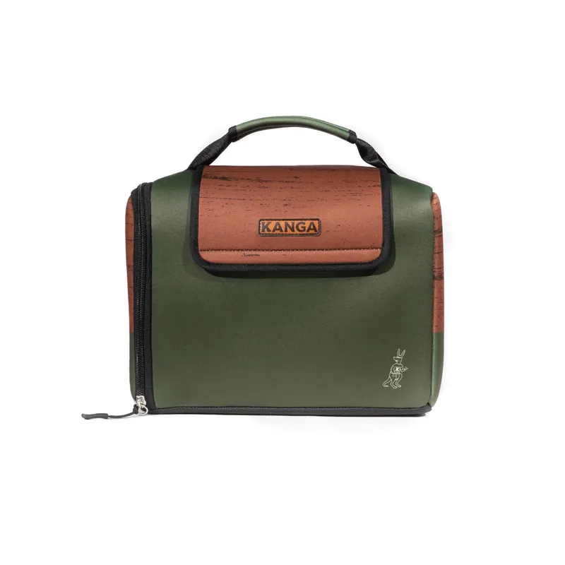 The Kase Mate Green Cooler For 12 Cans - 144 Ounce Capacity