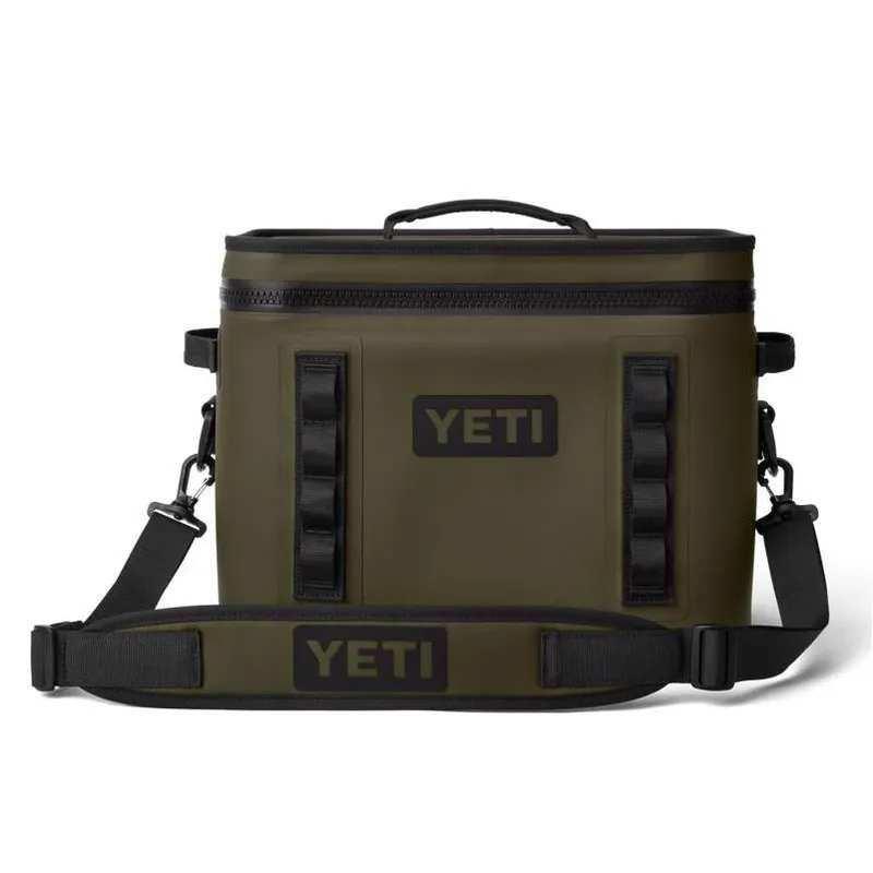 YETI Hopper Flip 30‑Can Olive Soft Cooler – Portable Insulated Tote