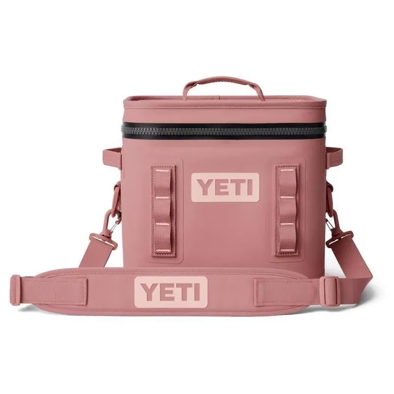 YETI Hopper Flip Soft‑Side Cooler – Sandstone Pink, 24‑Can Capacity