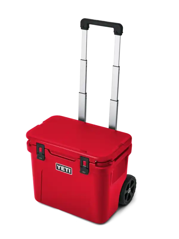 Yeti Roadie 32 Wheeled Cooler With Dry Goods Basket - Rescue Red