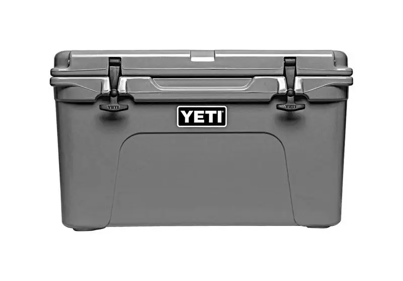 Tundra 45 Cooler Charcoal - Durable Rotomolded Construction, 28 Can Capacity
