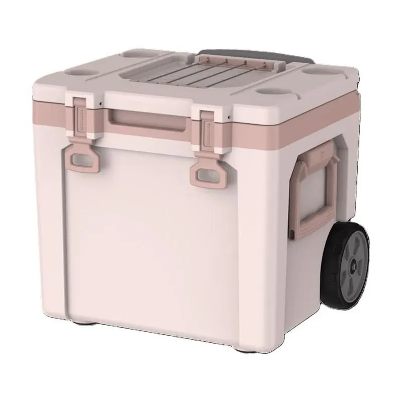 Stanley 50‑Quart Pink Cooler With Wheels