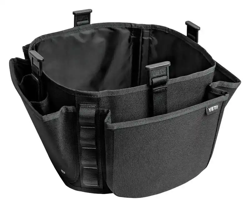 YETI LoadOut QuadPocket Bucket Belt – Black Polyethylene Work Belt