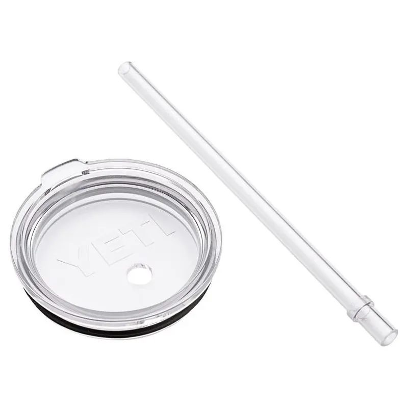 YETI Rambler Large 35‑oz Clear Straw Lid – BPA‑Free & Dishwasher Safe