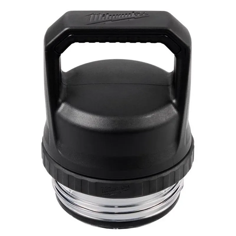 Milwaukee Packout Chug Lid For Insulated Bottles - Black Plastic, Model 48-22-8388