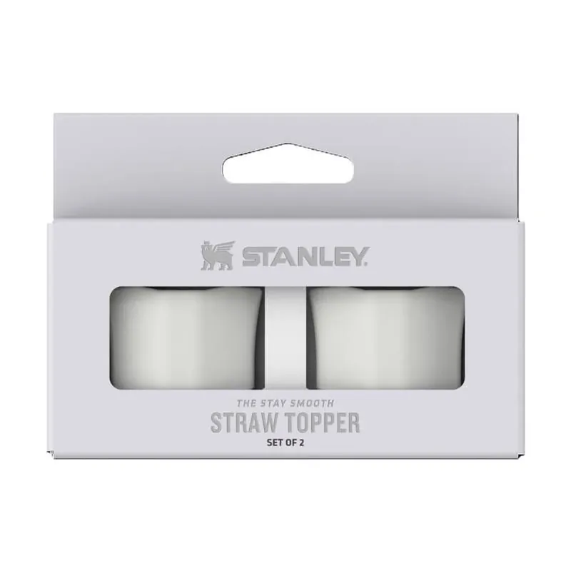 Stanley The Quencher Silicone Straw Lid – Pale Stone, BPA‑Free & Dishwasher Safe