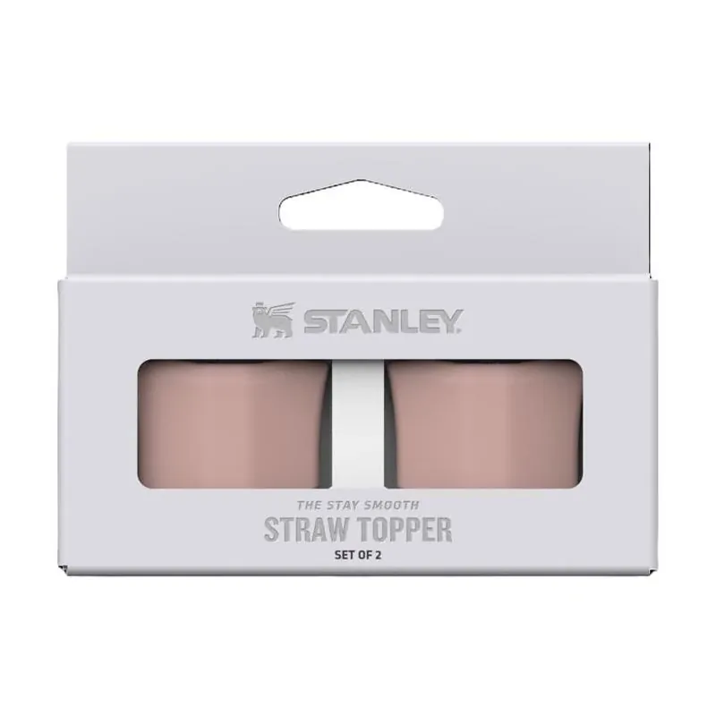 Stanley The Quencher Pink Dusk Silicone Straw Lid – BPA‑Free & Dishwasher Safe
