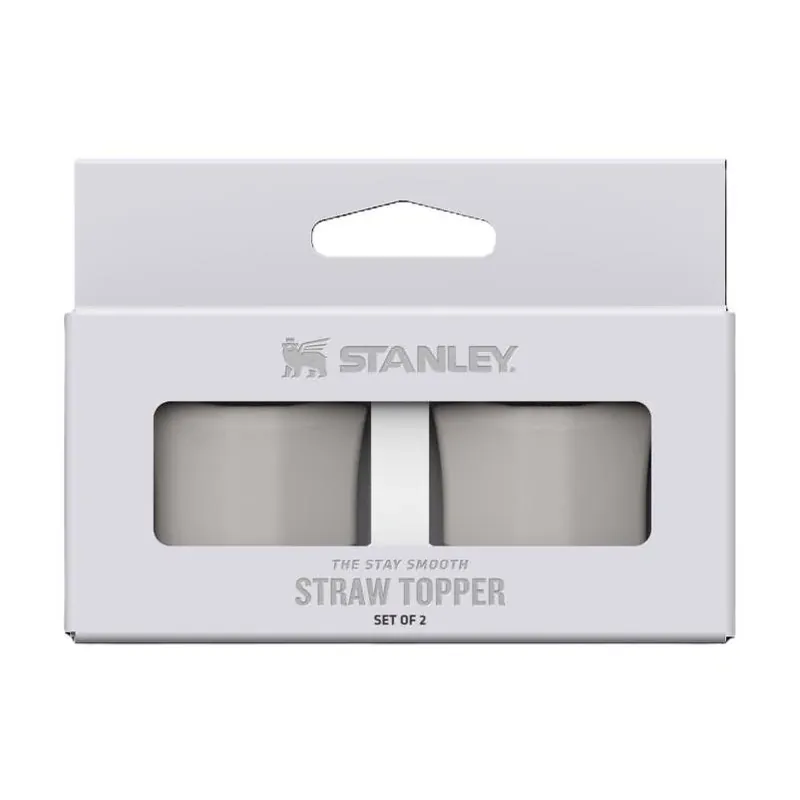 Stanley The Quencher Ash Silicone Straw Lid – BPA‑Free, Dishwasher Safe