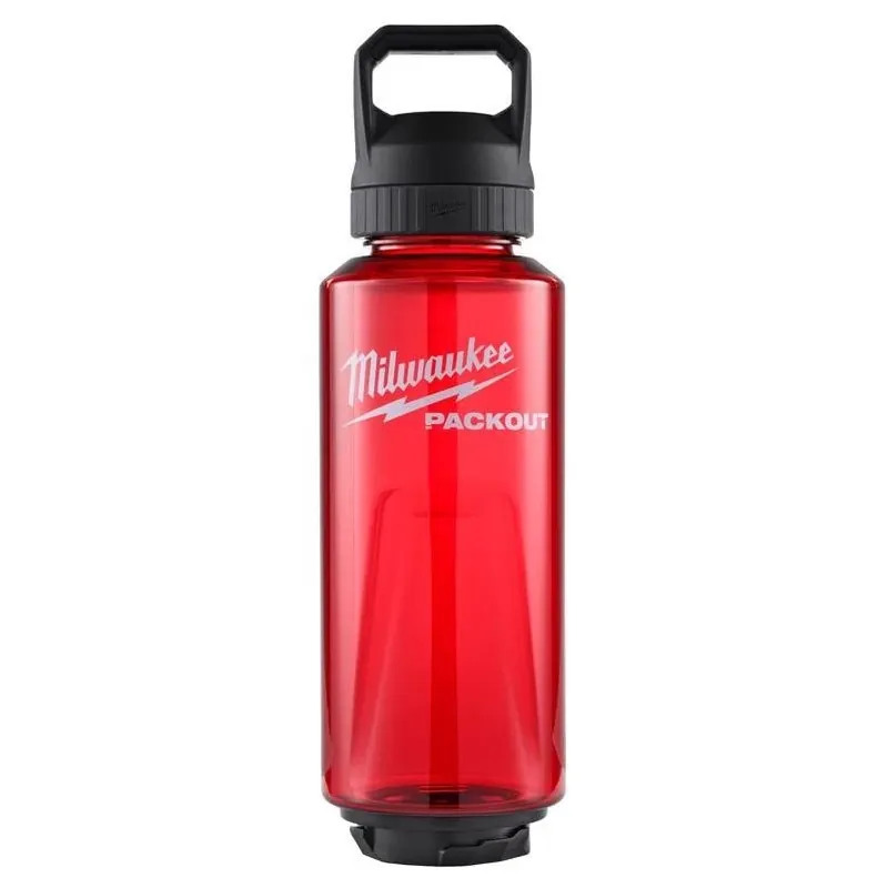 Milwaukee Packout 48 oz Red BPA‑Free Bottle With Chug Cap