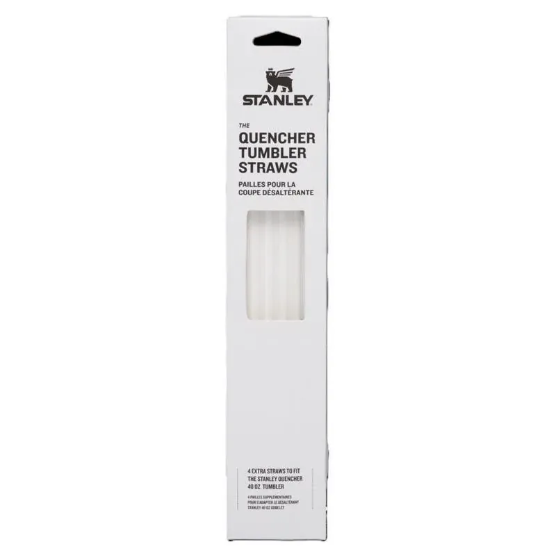 Stanley 40 oz Clear BPA‑Free Tumbler With Straw – Dishwasher Safe Drinkware