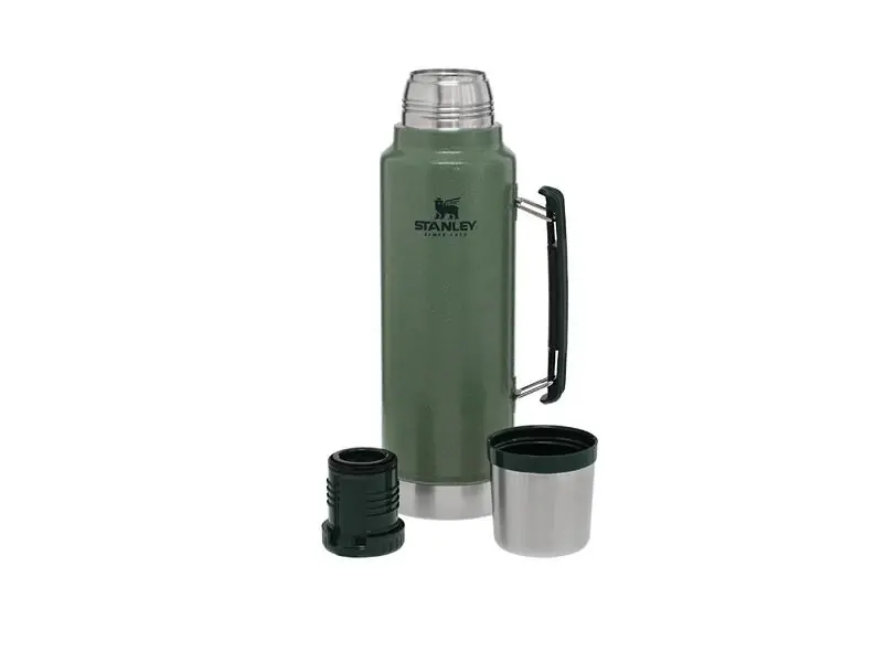 Stanley Classic 1.5‑Quart Hammertone Green Vacuum‑Insulated Stainless Steel Bottle – BPA‑Free