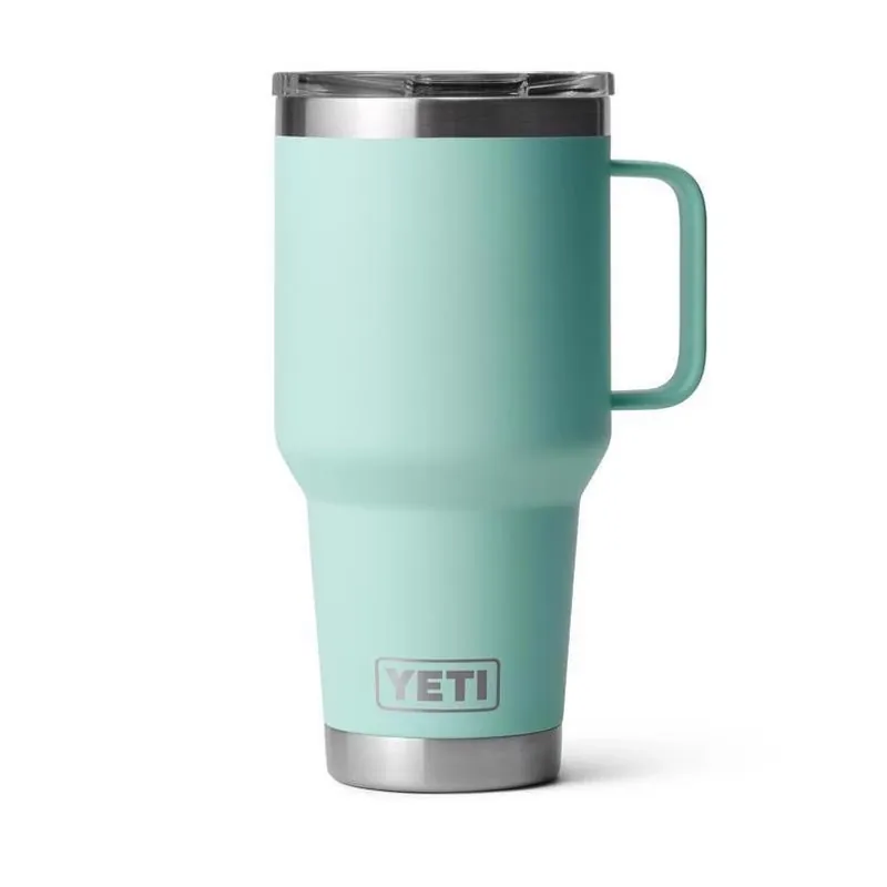 YETI Rambler 30‑oz Seafoam Insulated Travel Mug – BPA‑Free Stainless Steel