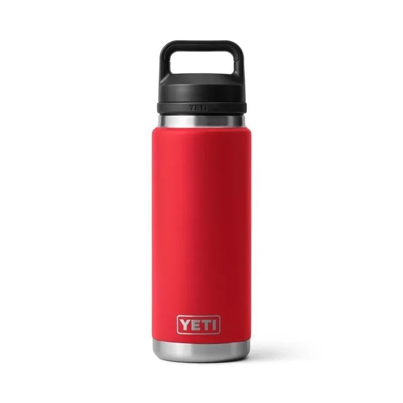 YETI Rambler 26 oz Rescue Red Stainless Steel Bottle With Chug Cap – BPA‑Free