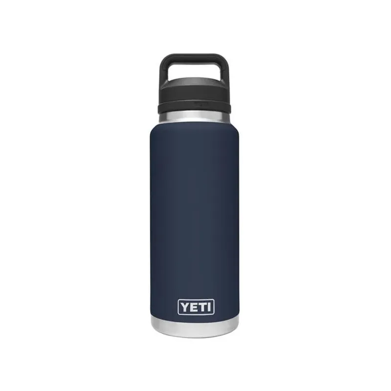 YETI Rambler 36‑oz Navy Stainless Steel Bottle With Chug Cap – BPA‑Free