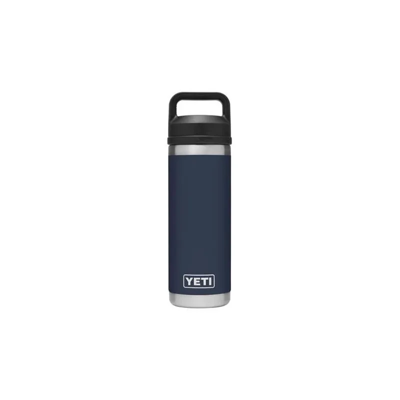 YETI Navy 18‑oz Stainless Steel Rambler Bottle With Chug Cap – BPA‑Free