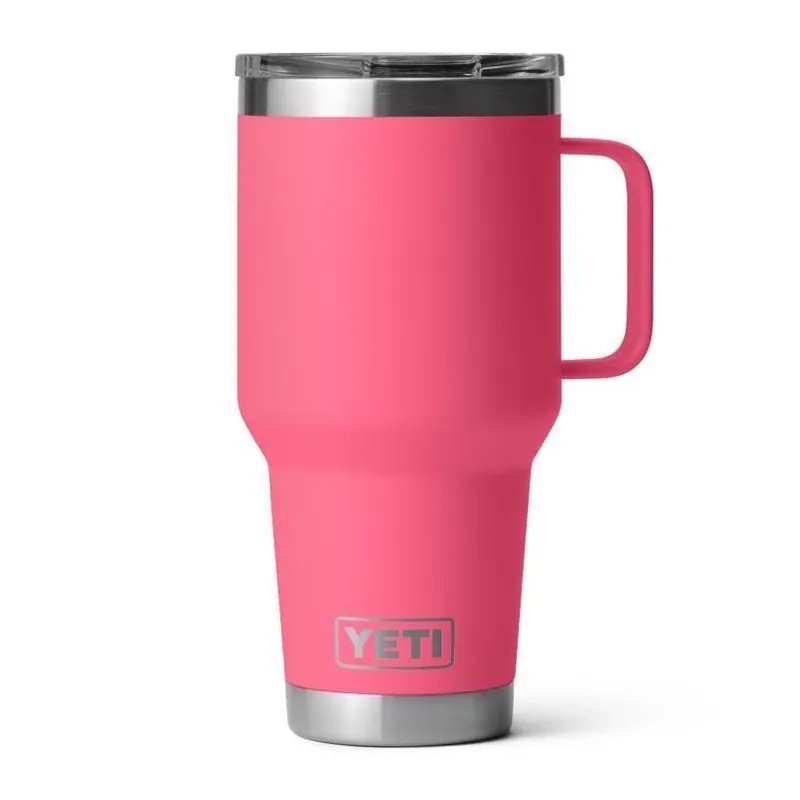30 Ounce Tropical Pink Travel Mug With Insulated Design
