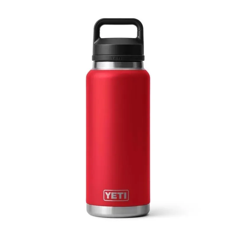 YETI Rambler 36‑oz Rescue Red Stainless Steel Bottle With Chug Cap – BPA‑Free & Dishwasher Safe