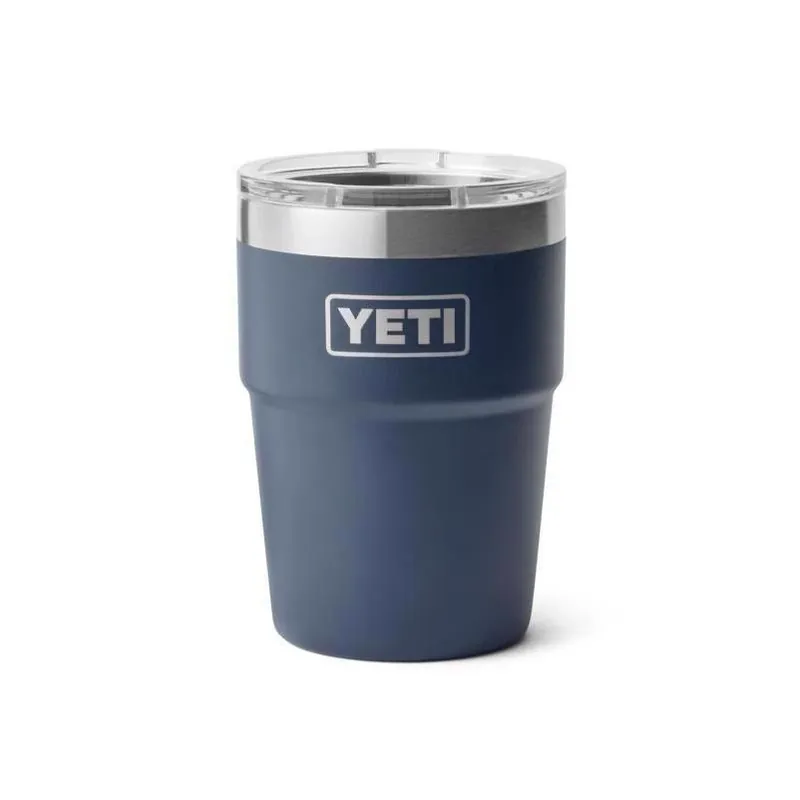 YETI Navy 16‑oz Stackable Rambler Tumbler With MagSlider Lid – BPA‑Free Stainless Steel