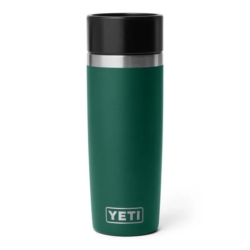YETI Rambler 16‑oz Black Forest Green Insulated Bottle With Hotshot Cap