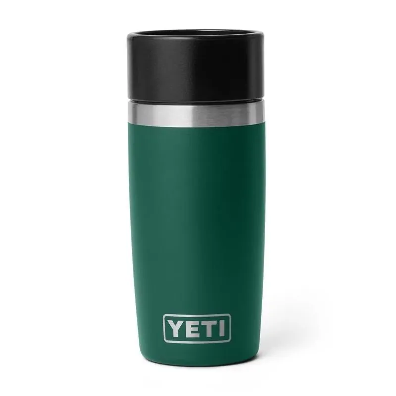 YETI Rambler 12‑oz Black Forest Green Bottle With Hotshot Cap – BPA‑Free Stainless Steel