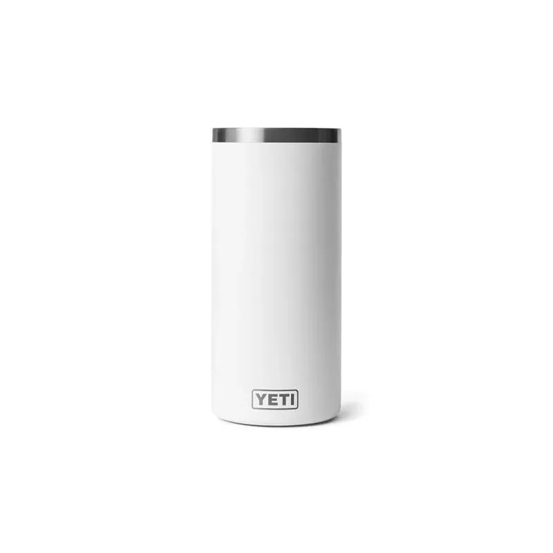 YETI Rambler White Stainless Steel 1‑Bottle Wine Chiller – BPA‑Free & Dishwasher Safe