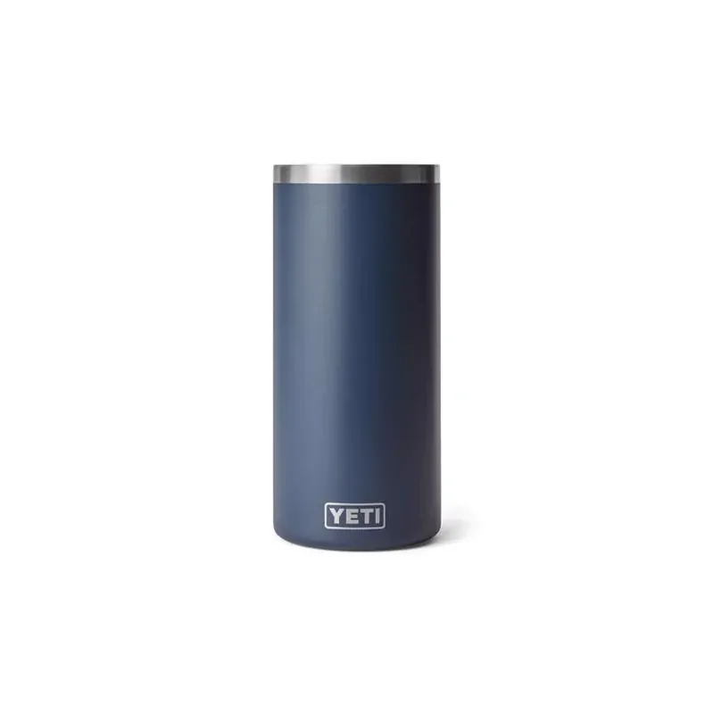 YETI Navy 1‑Bottle Stainless Steel Wine Chiller – BPA‑Free Rambler