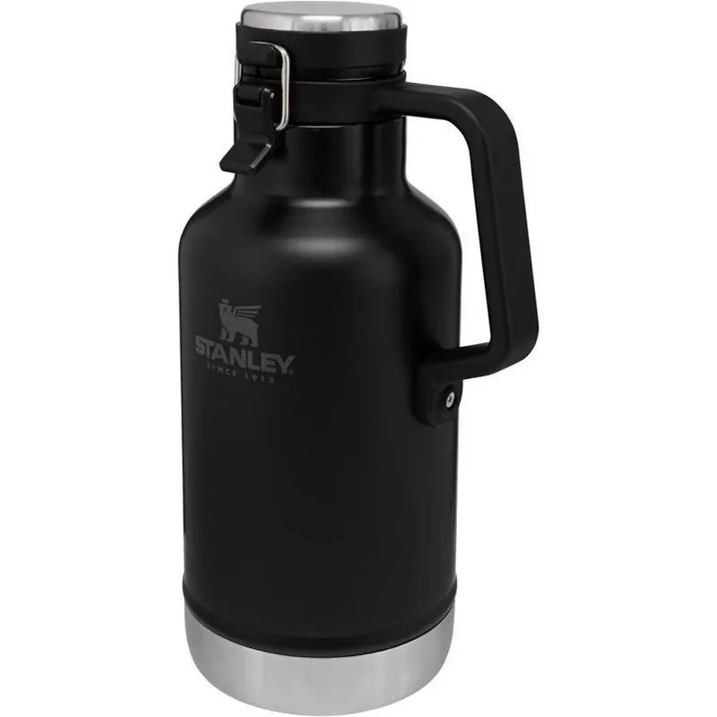 Stanley Growler 64‑oz Matte Black Insulated BPA‑Free Water Bottle