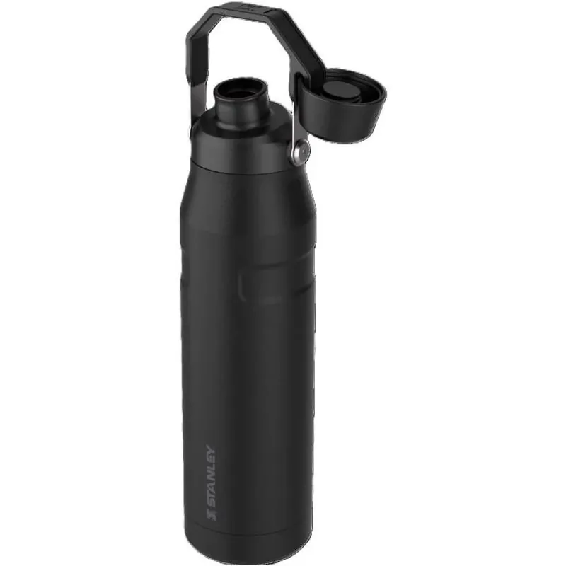 Stanley IceFlow 36 oz Fast‑Flow Stainless Steel Bottle With Straw – BPA‑Free Black Hydration Companion