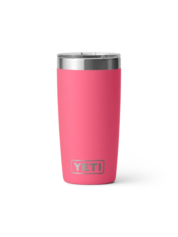 10 Ounce Rambler Tumbler In Tropical Pink - Perfect For Wine And Beverages
